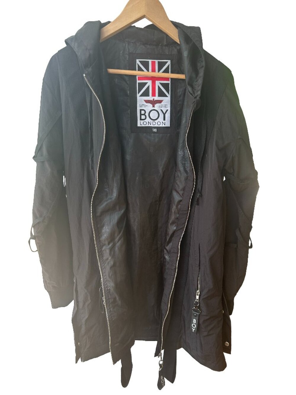 Boy London Nylon Trench Coat – Size XS – Statement Piece